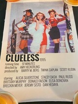 Clueless Movie Canvas Poster Print 8&quot; x 12&quot; Cult Classic Alicia Silverst... - $12.19