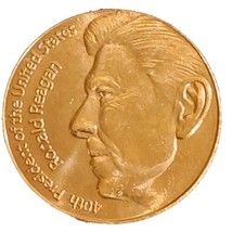 Ronald Reagan 1 AVDP Oz .999 Pure Copper Round BU Tube of 10 - $26.88