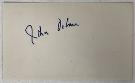 John Osborne (d. 1994) Signed Autographed Vintage 3x5 Index Card - £48.10 GBP