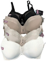 Olga Bra Underwire Lace Lift Comfort Back Mesh Panels Full Figure Cloud 9 GF7961 - £28.92 GBP