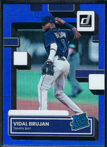 2022 Donruss #38 Vidal Brujan Tampa Bay Rated Rookie Blue Holo - £1.57 GBP