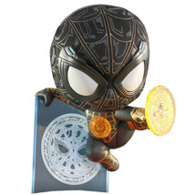 Spider-Man Black &amp; Gold Suit with Magic Shooter Cosbaby - £38.65 GBP