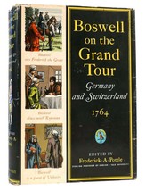 Frederick A. Pottle Boswell On The Grand Tour Germany And Switzerland 1764 Yale - $84.95