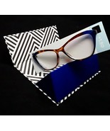 Stylish Tortoise Brown and Blue Rim Reading Glasses with Case - Strength... - $6.66