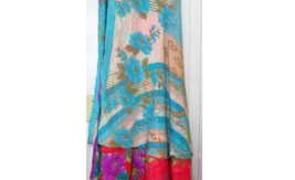 Indian Sari Wrap Skirt New Without Tags - £23.85 GBP