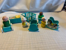 Vintage Fisher Price Little People Nursery set #5 - $36.75