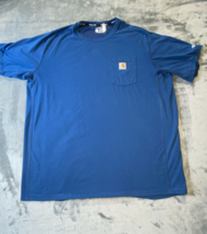 Carhartt Men’s Original Fit Force Size 2XL Graphic Pocket T-Shirt Blue - $8.49