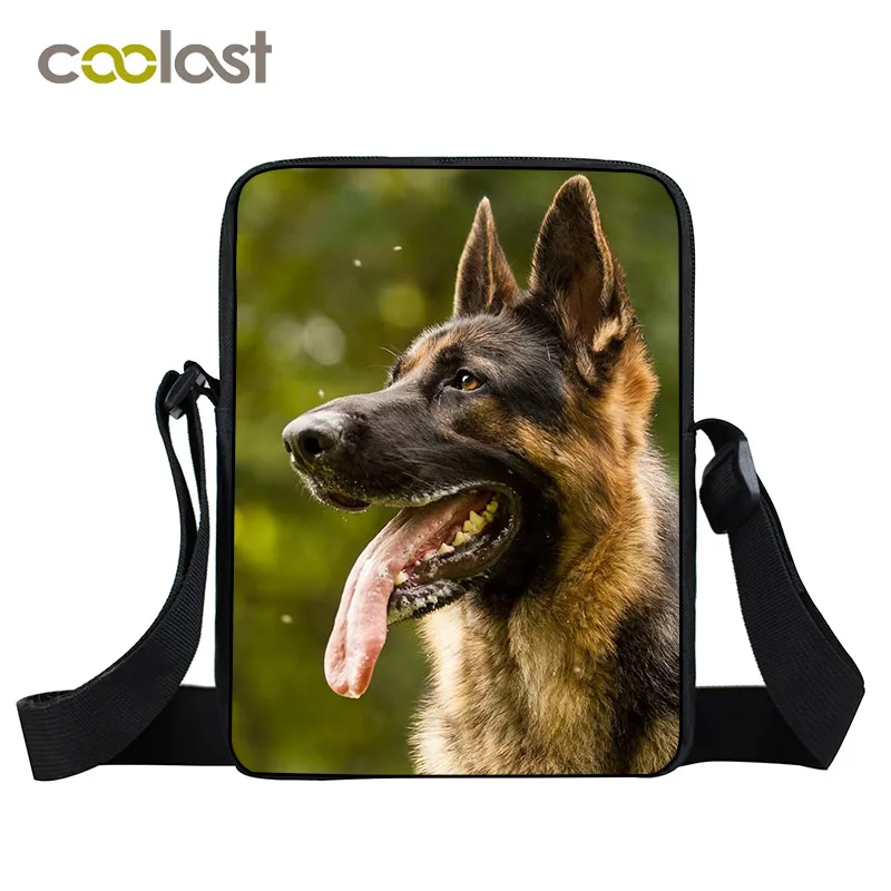 German Shepherd Messenger Bag Cute Dog Crossbody Bags Women Handbag Smal... - $20.72