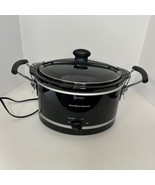 Hamilton Beach 33145 Stay or Go Slow Cooker, 4 Quart Black - €36,45 EUR