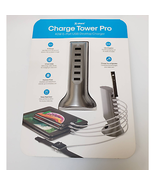 Atomi Charge Tower Pro 40W 6-Port USB Desktop Charger - £23.29 GBP