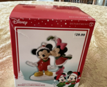 Enesco Department 56 Mickey&#39;s Christmas Village Mickey’s Christmas Kiss - £20.05 GBP