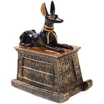 Egyptian Small Anubis Mini Trinket Box Figurine Made of Resin 2.75 Inch ... - $13.98