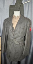 Class A Uniform USMC Pants, Brown Long Sleeved Shirt Dress Jacket Hat Korean War - £179.85 GBP