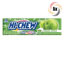 5x Sticks Morinaga Hi-Chew Green Apple Flavored Chewy Fruit Chews | 1.76oz - £14.89 GBP