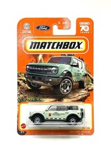 2023 MATCHBOX 70 Years National Parks 2021 Ford Bronco (teal green) 25/100 - £8.48 GBP