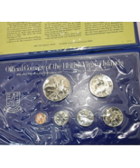 OFFICIAL COINAGE OF THE BRITISH VIRGIN ISLANDS 1975 6 COIN SET - $613.64 MXN