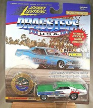 1995 Johnny Lightning Series 1 Dragsters USA Ed McCulloch &#39;71 REVELLUTION Green - £10.62 GBP