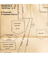 1913 Mary Frances Sewing Pattern Doll Morning Dress Pinafore Crafts DWSS11 - $742.27 MXN