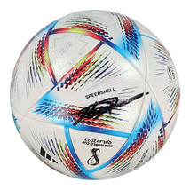 Ansu Fati Signed 2022 FIFA World Cup Logo Soccer Ball (JSA &amp; PIA) - £150.49 GBP