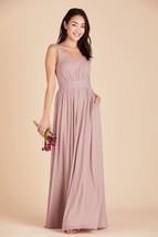 Birdy Grey JAN DRESS MESH MAUVE Small Bridesmaid Wedding NEW NWT - $635.23 MXN