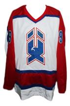 Any Name Number New Haven Nighthawks Retro Hockey Jersey White Any Size image 4