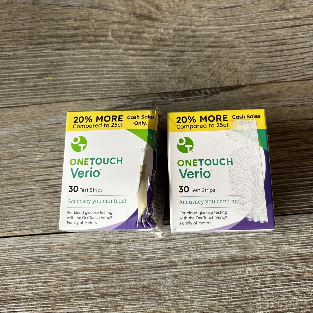2pk OneTouch Verio Test Strips for Diabetes 60 Total Count Exp. 12/25 &amp; ... - $20.67