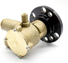 New aftermarket crankshaft mounted impeller raw water pump compatible wi... - $197.94