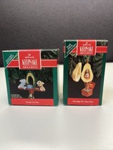 Hallmark Keepsake Ornaments “Friends are Fun” and “Partridge IN a Pear Tree” - £4.88 GBP