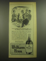1945 William Penn Whiskey Ad - cartoon by Frank Beaven - A most intelligent Bird - £14.50 GBP