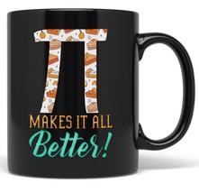 PixiDoodle Pi Math Teacher Coffee Mug - Baking Science Pi Day (11 oz, Black) - £20.59 GBP+