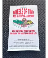 Vintage Wheels of Time Rod &amp; Custom Jamboree Program 1997 Wall Poster Ad... - £19.46 GBP