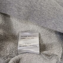 Pact Organic Cotton Crop Sweatshirt Gray FIERCE FEMALE Graphic Pullover Womens L image 5