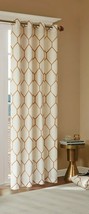 Madison Park Brooklyn 50"X63" Grommet Top Metallic Geo Embroidered Window Panel - $15.83