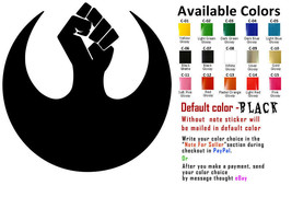 Rebel Fist Vinyl Decal Sticker Car Helmet Window Star Wars Symbol Starwars Art - £2.61 GBP+