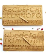 Montessori Alphabet reversible tracing board, printed letters Uppercase ... - £44.71 GBP