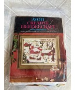 Avon Creative Needlecraft Crewel Embroidery Kit WINTER IN THE COUNTRY 14... - £16.90 GBP