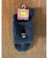 Furby BLACK Socks With Silver Embroidered FURBY Japanese Size 23-25 Cm 1... - $982.42 MXN