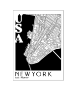 Map design for home decoration ready to print - $13.87 CAD