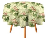 Floral Vintage Rose Tablecloth Round Kitchen Dining for Table Cover Deco... - $15.99+