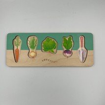 LOVEVERY Community Garden Vegetable Wooden Puzzle - Replacement Board Only - $16.99
