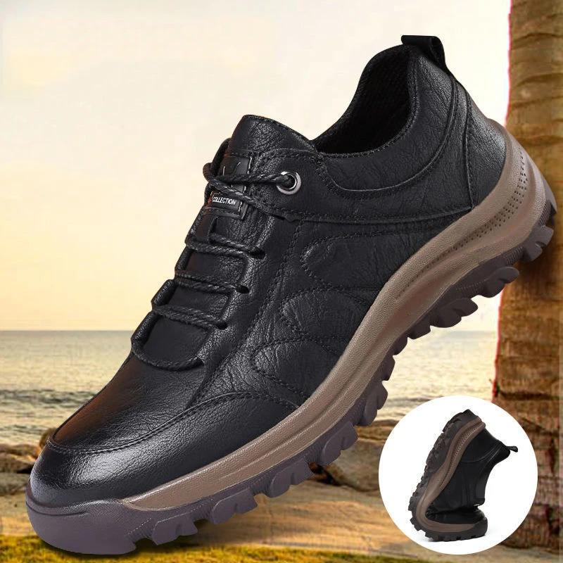 Men Casual Leather Shoes Fashion   Comfortable  Formal Footwear Free Shipping Ma - £167.63 GBP