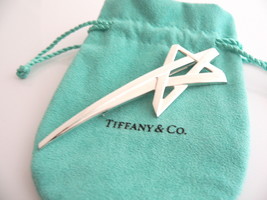Tiffany &amp; Co Star Brooch Pin Silver Picasso Shooting Star Jewelry Pouch ... - £237.91 GBP