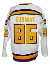 Any Name Number Mighty Ducks Retro Hockey Jersey New White Conway Any Size image 5
