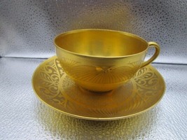 Pickard France gold encrusted cup and saucer - £75.00 GBP