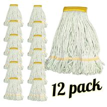 12pk Flat Saddle Mop Head Replacement Soft Loop End String Absorbent Cot... - €33,63 EUR 12pk Flat Saddle Mop Head Replacement Soft Loop End String Absorbent Cot... - €33,63 EUR