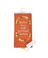 Primitives by Kathy Kitchen Towel 20x26 inch Burnt Orange Gather Here NWT - £7.82 GBP