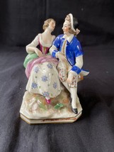 antique german porcelain figurine pair of lovers. Marked - £76.30 GBP