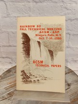 Technical Papers of the 1980 Annual Meeting of the American Congress ACSM - $11.65