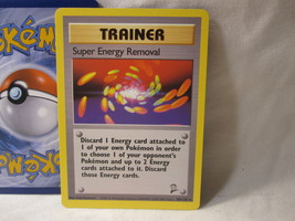 2000 Pokemon Card #108/130: Trainer - Super Energy Removal - Base Set 2 - £1.56 GBP