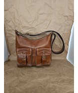 Patricia Nash Trikala Messenger Hobo Leather Shoulder Crossbody Bag - $116.88